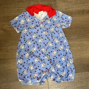 Vintage baby 101 dalmatian romper size